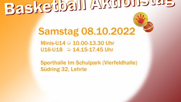 Basketball Aktionstag am 08.10.2022